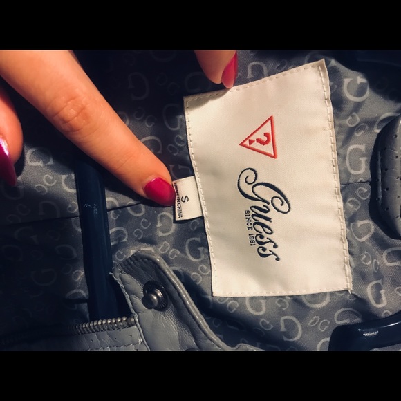 Super Cute Guess Leather Jacket - Picture 5 of 5